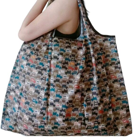 Large Dog Pattern Tote Bag - Picture 8 of 10